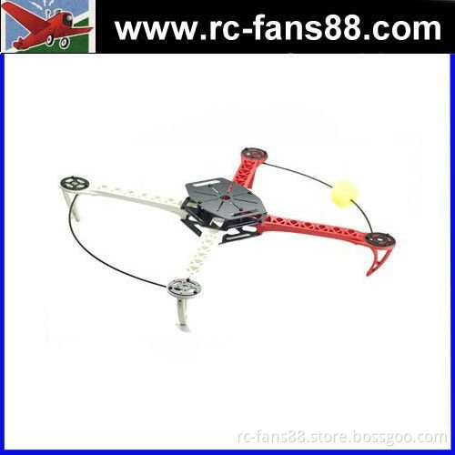 Sk450 four shaft aircraft frame Quadcopter White and Red Kit